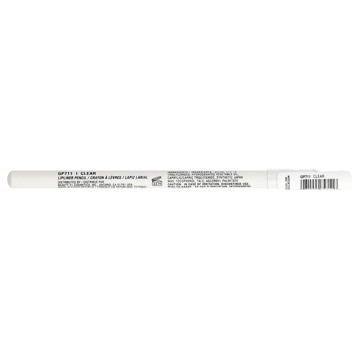 L.A. Girl, Hold It In, Anti-Feathering Reverse Lipliner Pencil, 711 Clear, 0.05 oz (1.49 g)