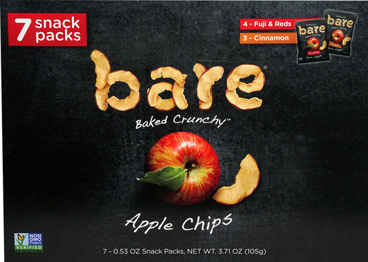Bare Snacks, Bare Non-GMO Snack Pack Apple Chips, 7 Snacks