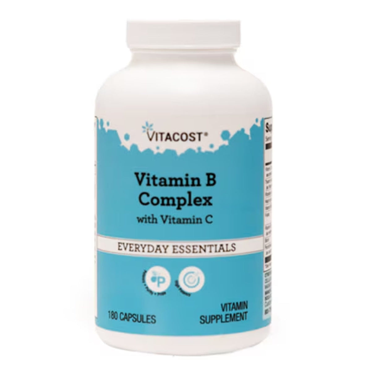 Vitacost, Vitamin B Complex with Vitamin C, 180 Capsules