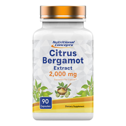Nutritional Concepts, Citrus Bergamot, 2000 mg, 90 Capsules