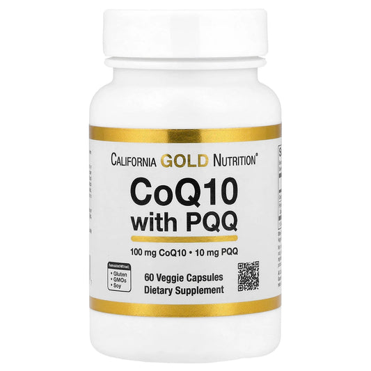 California Gold Nutrition, CoQ10 with PQQ, 60 Veggie Capsules