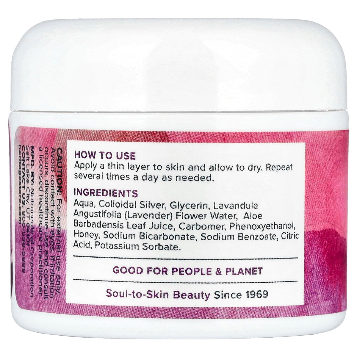 Heritage Store, Colloidal Silver Salve, 2 oz (60 g)