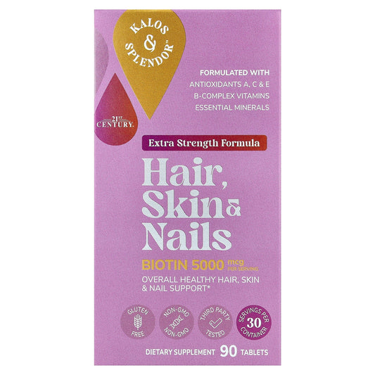 21st Century, Hair, Skin & Nails, 90 Tablets