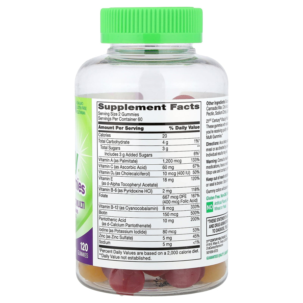 21st Century, VitaJoy® Adult Multi Gummies, Fruit, 120 Gummies