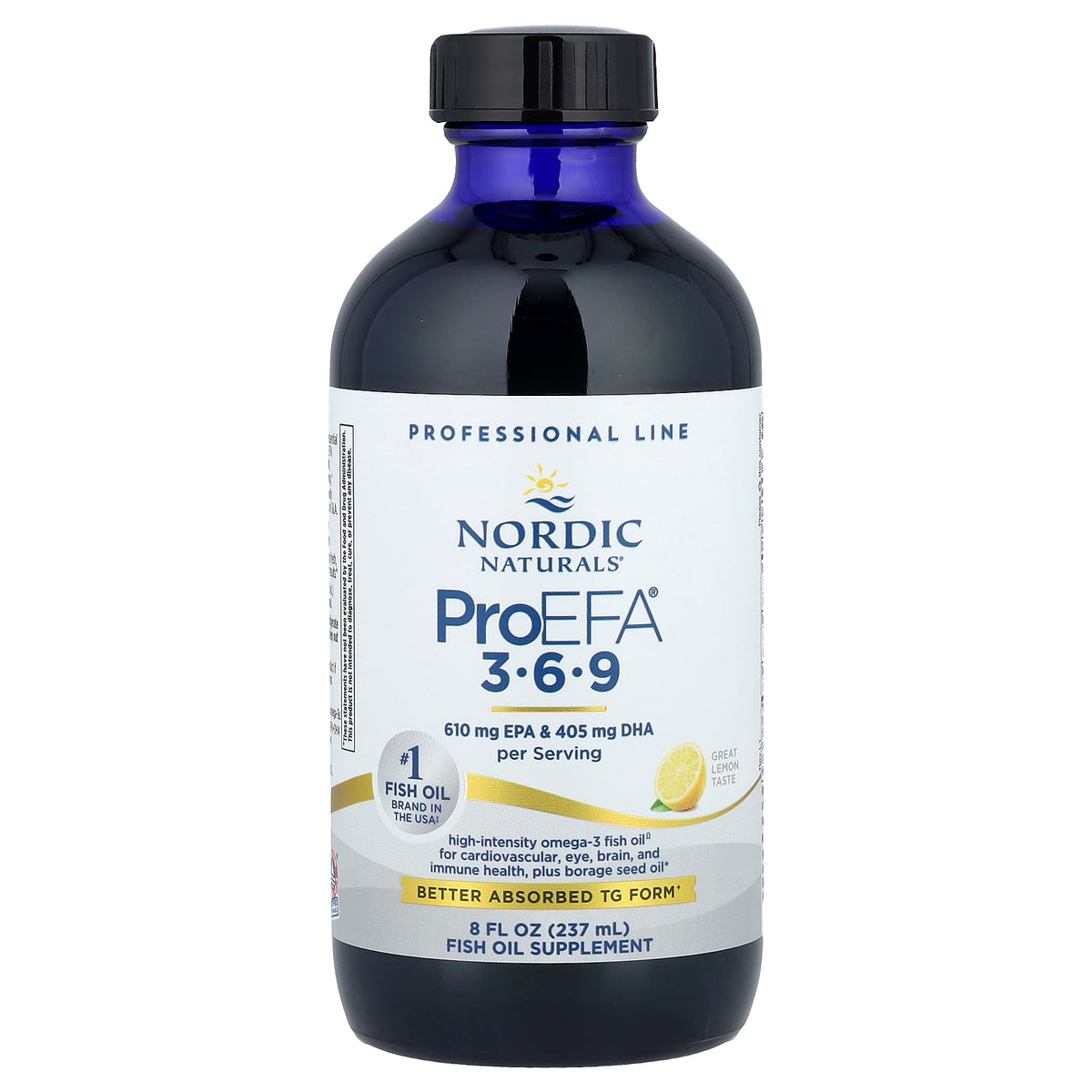 Nordic Naturals, ProEFA® 3-6-9, Lemon, 8 fl oz (237 ml)