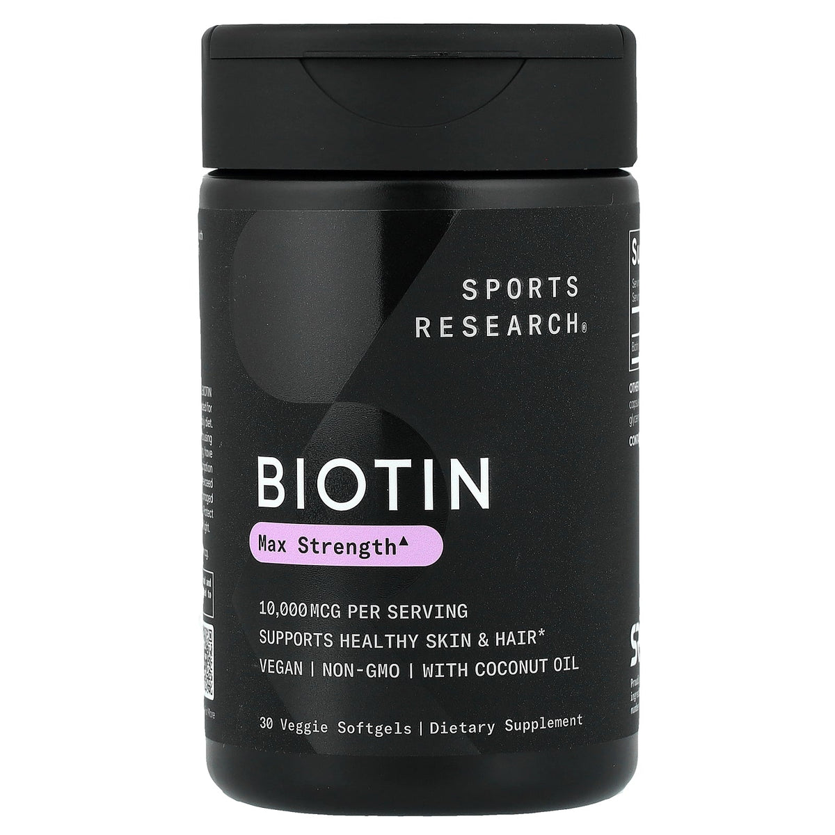 Sports Research, Biotin, 10,000 mcg, 30 Veggie Softgels