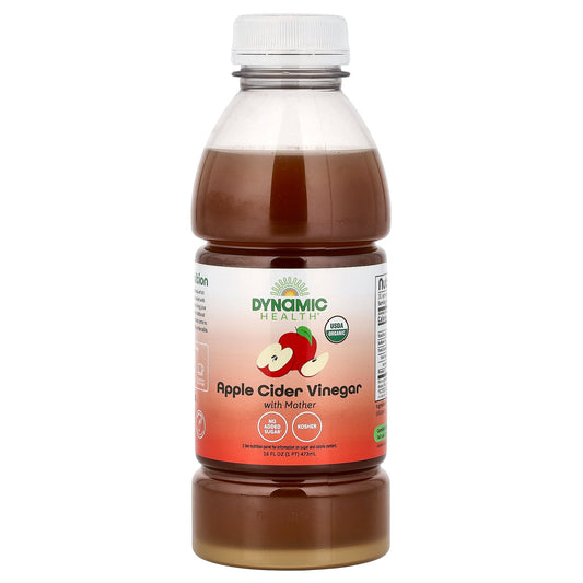Dynamic Health, Apple Cider Vinegar with Mother, 16 fl oz (473 ml)