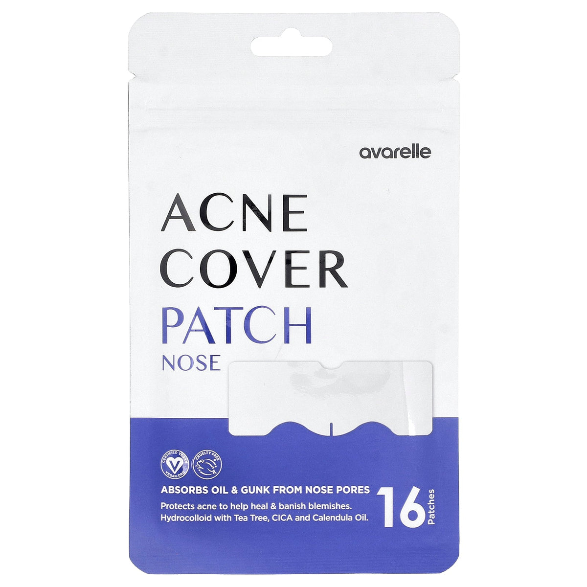 Avarelle, Acne Cover Patch, Nose, 16 Patches