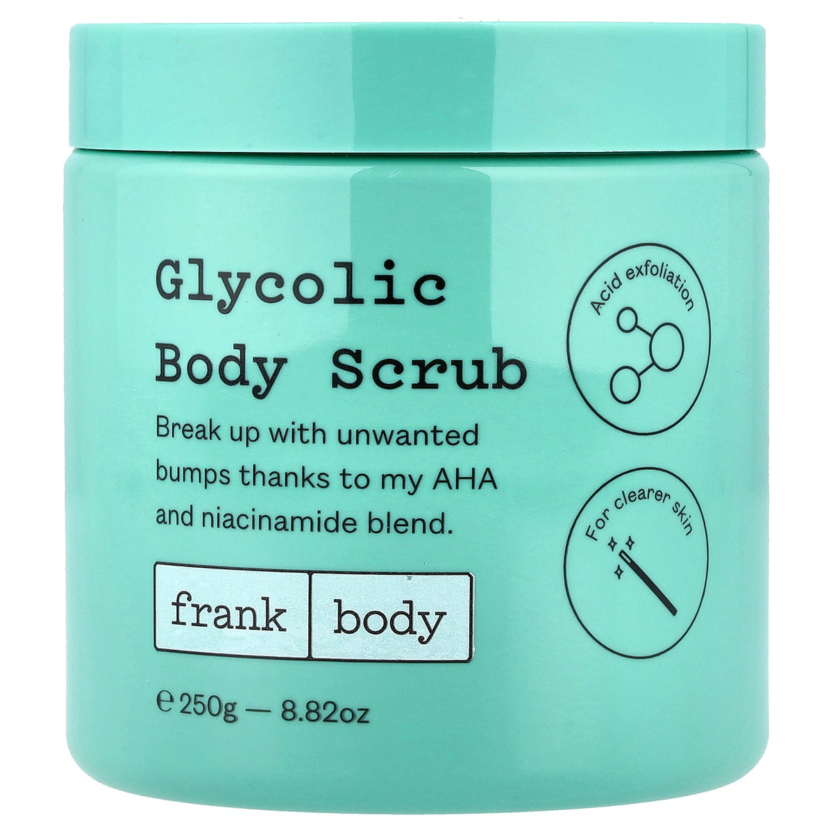 frank body, Glycolic Body Scrub, 8.82 oz (250 g)