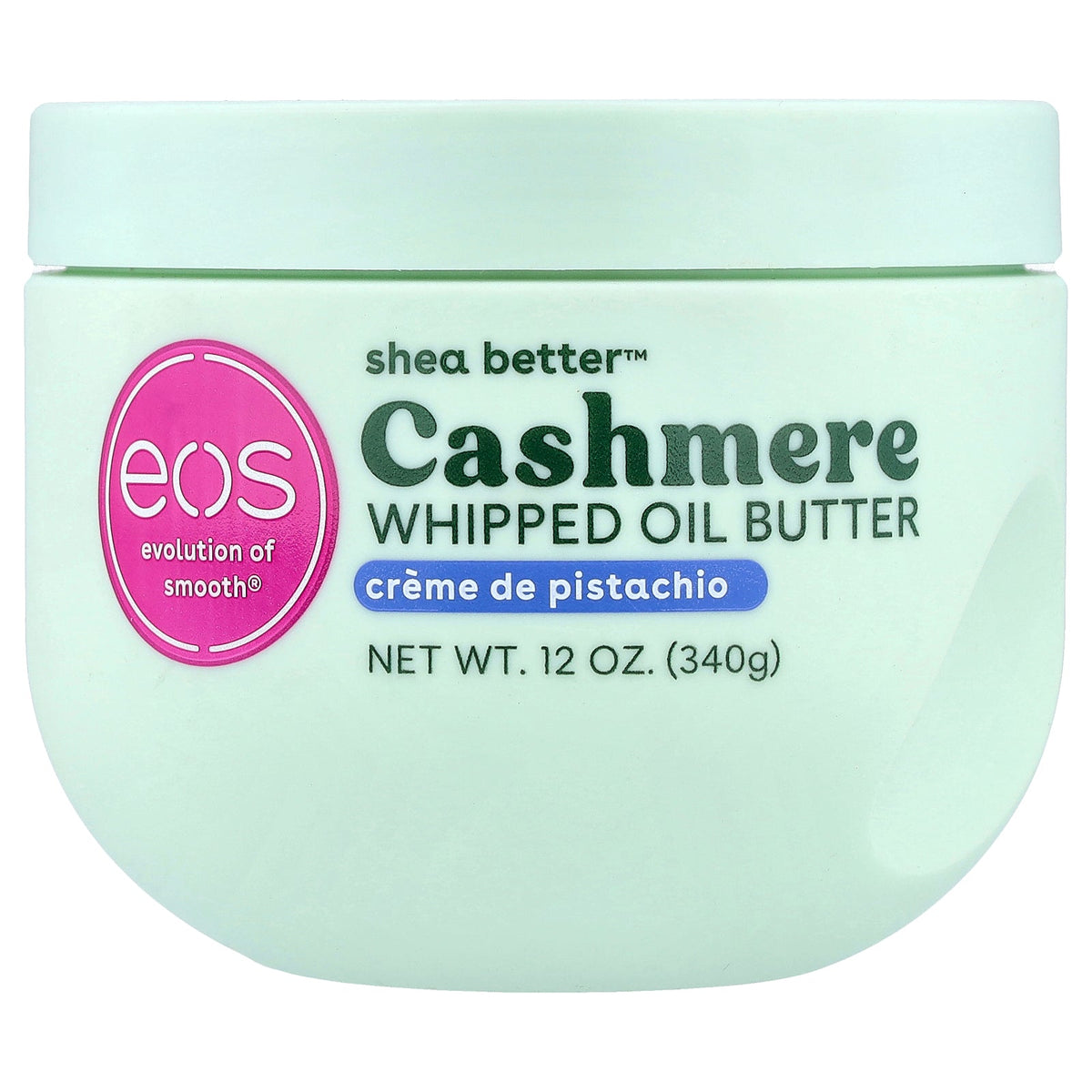EOS, Shea Better™, Cashmere Whipped Oil Butter, Creme De Pistachio, 12 oz (340 g)