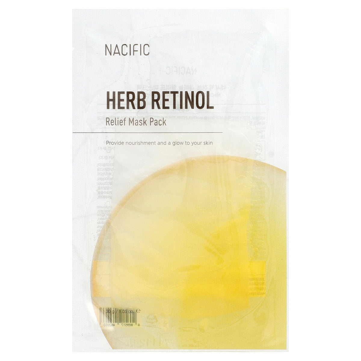 Nacific, Herb Retinol, Relief Beauty Mask Pack, 1 Sheet, 1.05 oz (30 g)