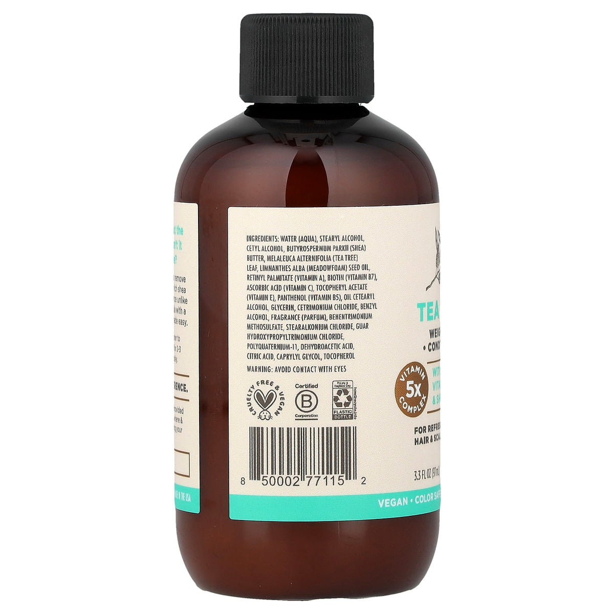 Soapbox, Tea Tree Weightless Conditioner, 3.3 fl oz (97 ml)