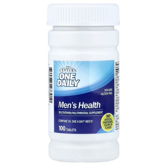 21st Century, One Daily, Men's Health, 100 Tablets