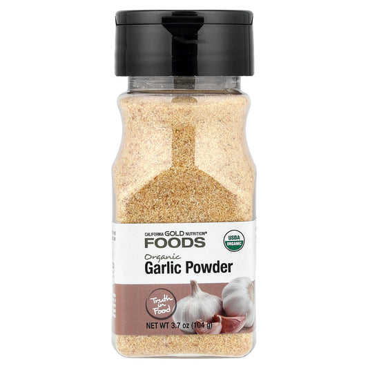 California Gold Nutrition, Foods, Organic Garlic Powder, 3.7 oz (104 g)