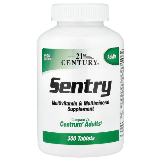 21st Century, Sentry, Adults Multivitamin & Multimineral Supplement, 300 Tablets