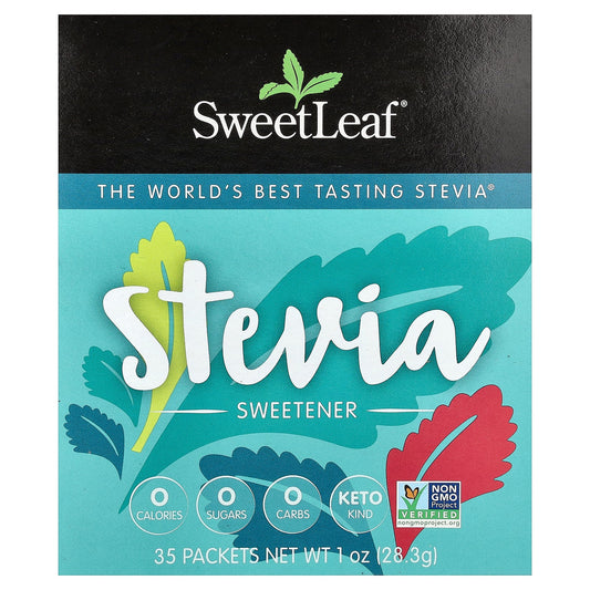 SweetLeaf Stevia, Stevia Sweetener, 35 Packets, 1 oz (28.3 g)