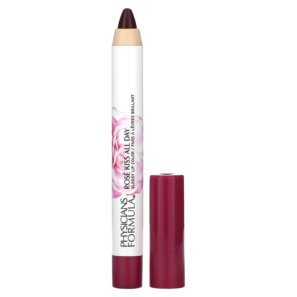 Physicians Formula, Rosé Kiss All Day, Glossy Lip Color, 1711507 XOXO, 0.15 oz (4.3 g)
