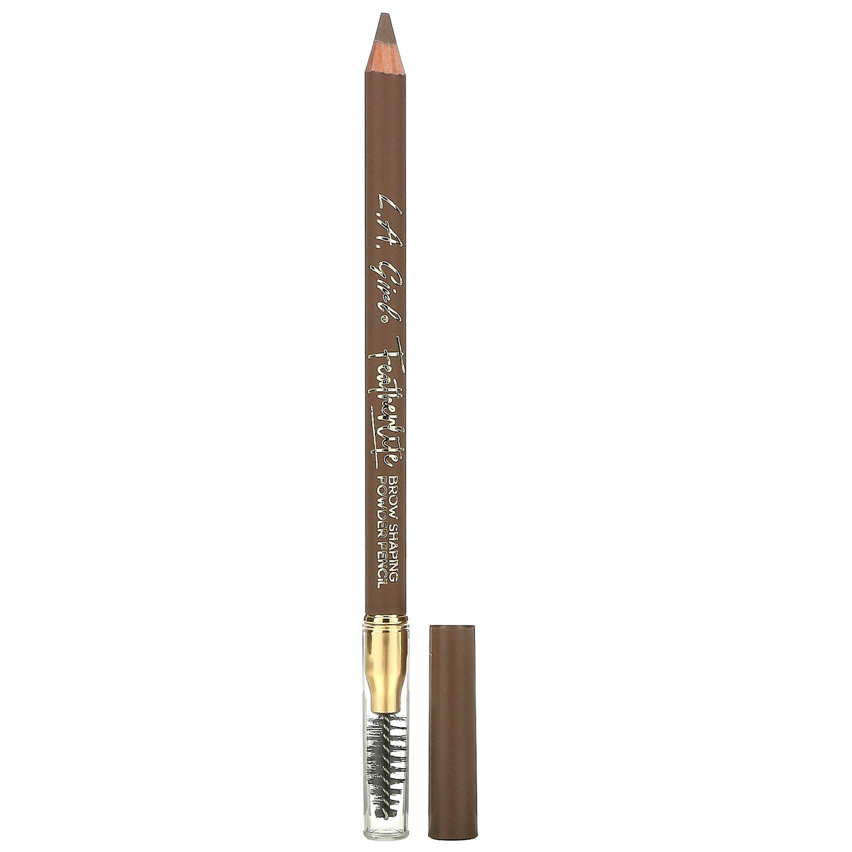 L.A. Girl, Featherlite Brow Shaping Powder Pencil, GBP392 Soft Brown, 0.04 oz (1.1 g)