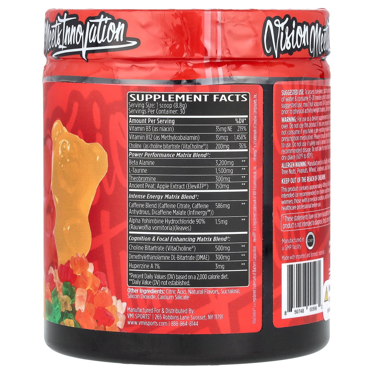 VMI Sports, KXR Pre-Workout, Gummy Bear, 9.3 oz (264 g)