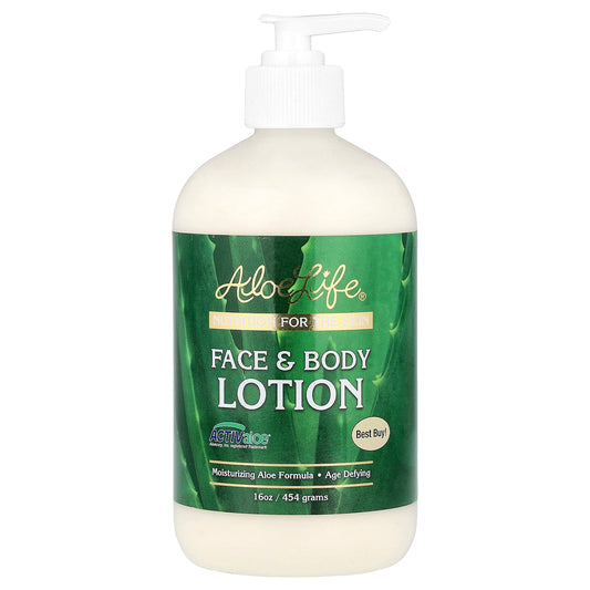 Aloe Life, Face & Body Lotion, 16 oz (454 g)