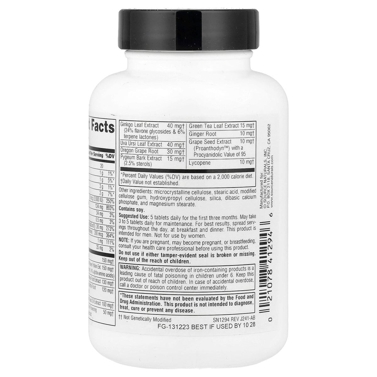 Source Naturals, Prosta-Response™, 45 Tablets