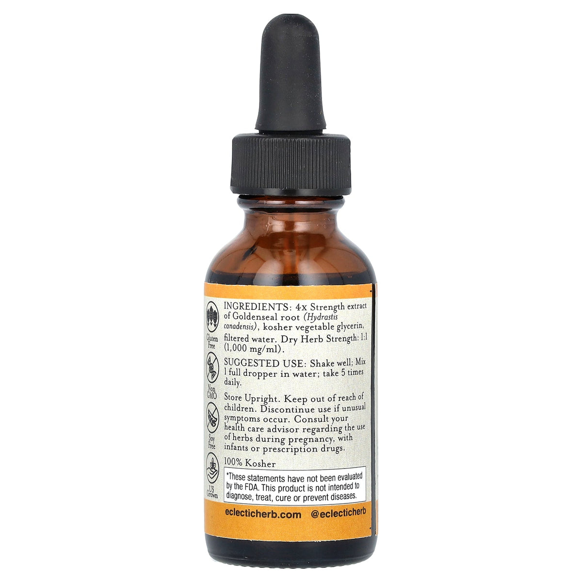 Eclectic Herb, Liquid Goldenseal, 1,000 mg, 1 fl oz (30 ml)