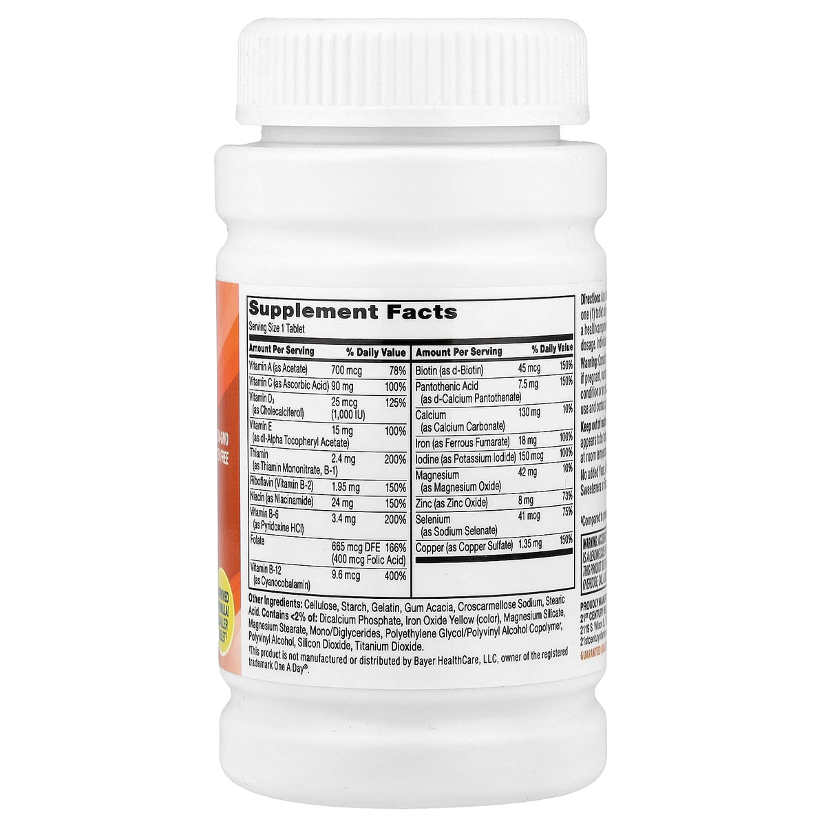 21st Century, One Daily, Women's Multivitamin, 100 Tablets
