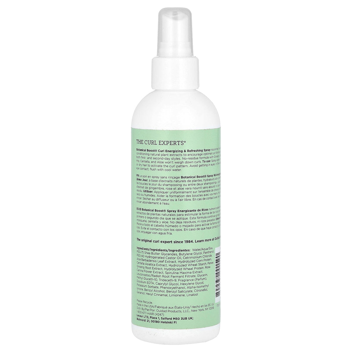 Ouidad, Botanical Boost®, Curl Energizing & Refreshing Spray, 8.5 fl oz (250 ml)