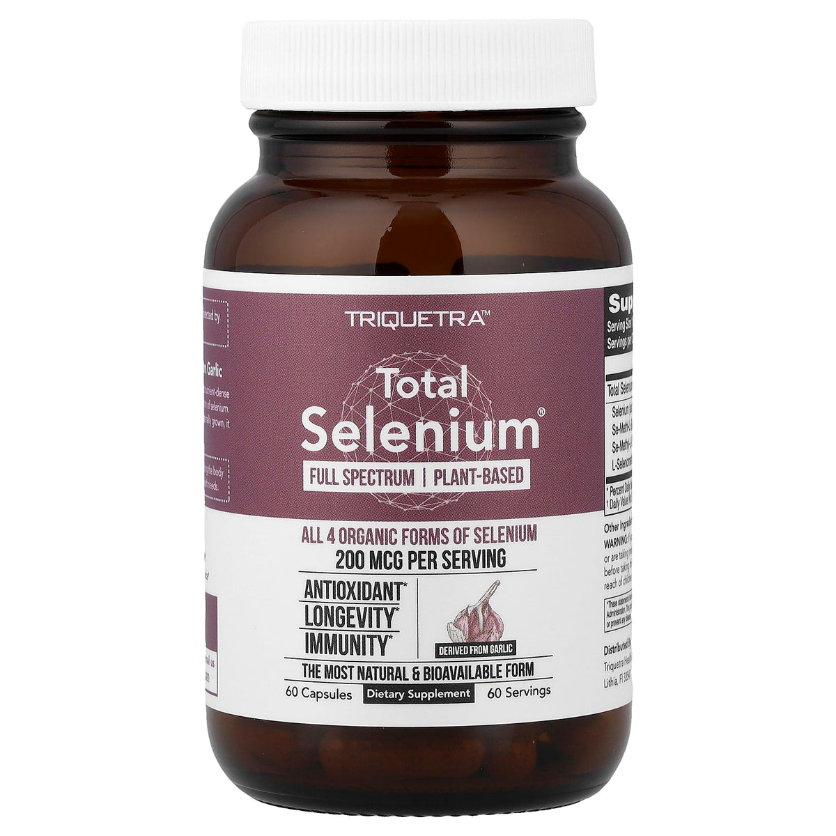 Triquetra, Total Selenium®, 200 mg, 60 Capsules