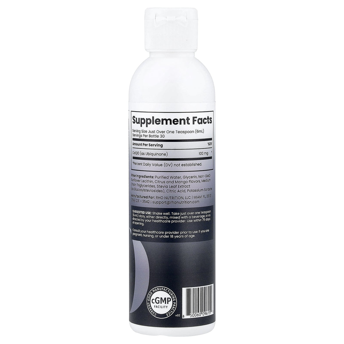 Rho Nutrition, Liposomal CoQ10, 6 fl oz (180 ml)