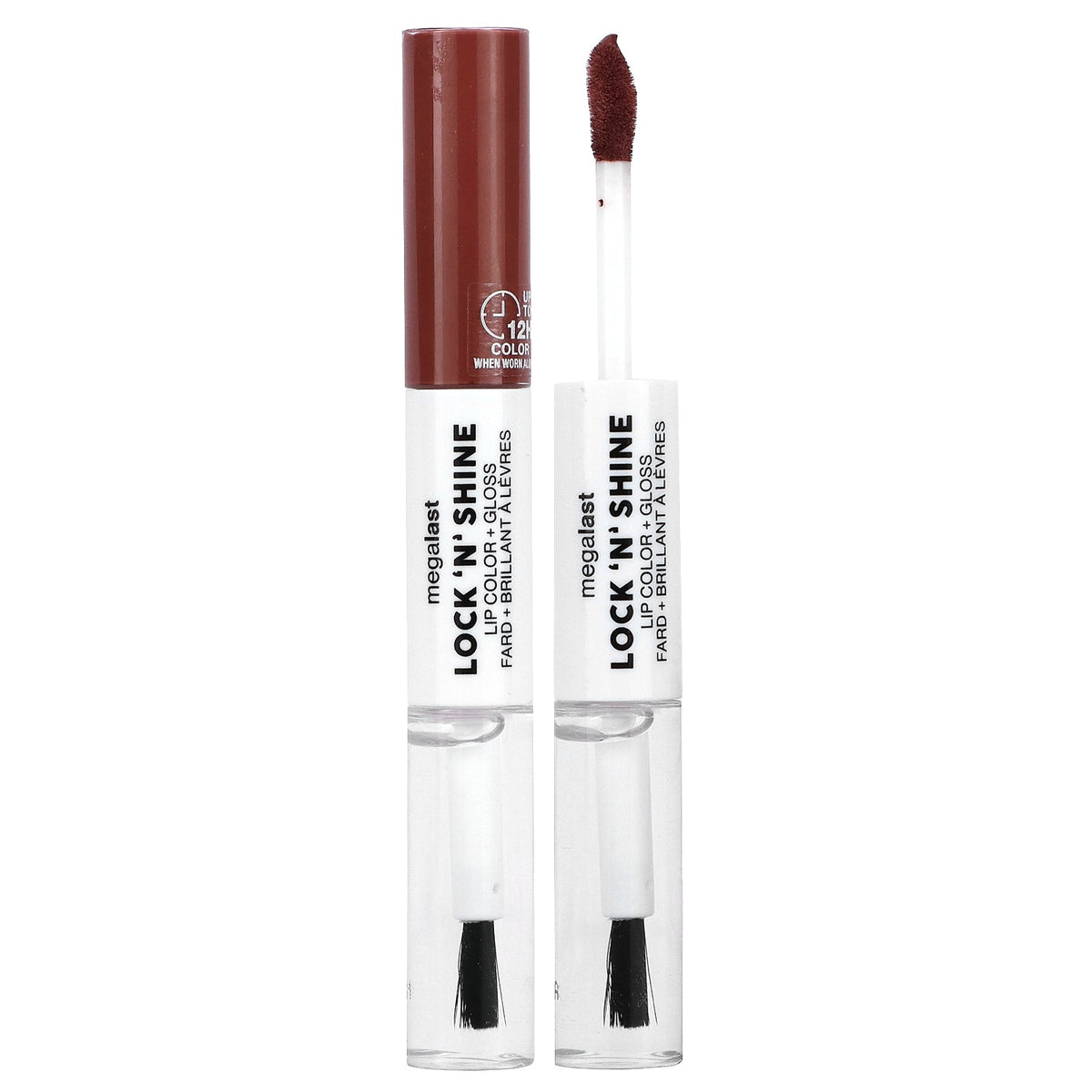 wet n wild, MegaLast, Lock 'N' Shine, Lip Color + Gloss, 1115491 Affogato Dreams, 0.26 fl oz (8 ml)