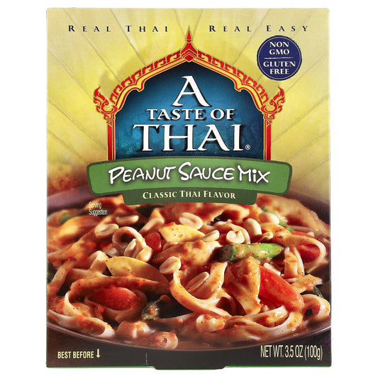 A Taste Of Thai, Peanut Sauce Mix, Classic Thai, 3.5 oz (100 g)