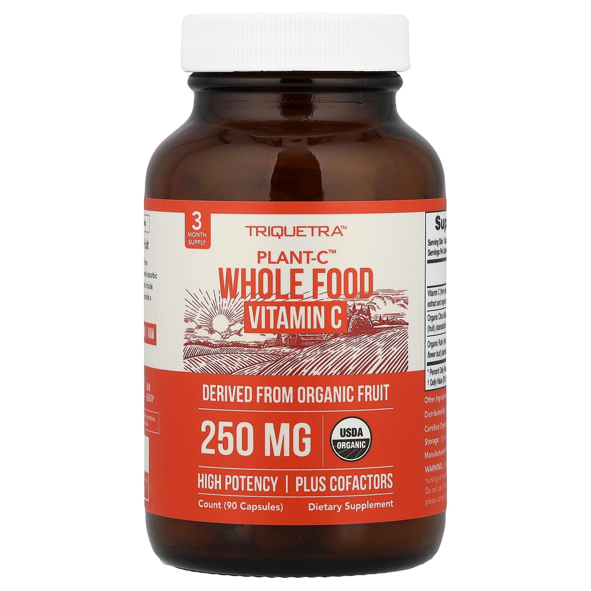 Triquetra, Plant-C™ Whole Food Vitamin C, 90 Capsules