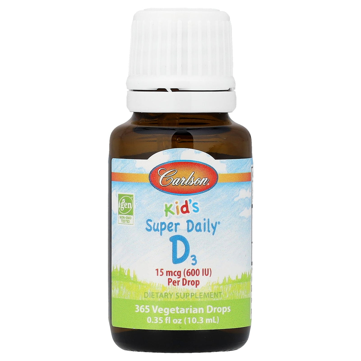Carlson, Kid's Super Daily® D3, 0.35 fl oz (10.3 ml)