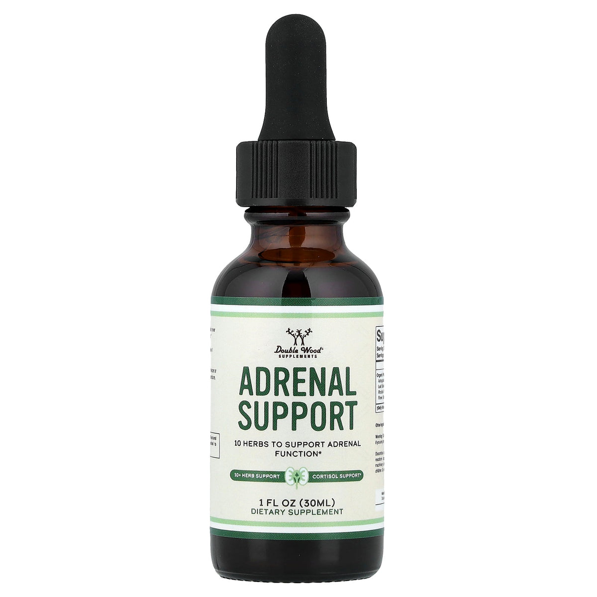 Double Wood Supplements, Adrenal Support, 1 fl oz (30 ml)