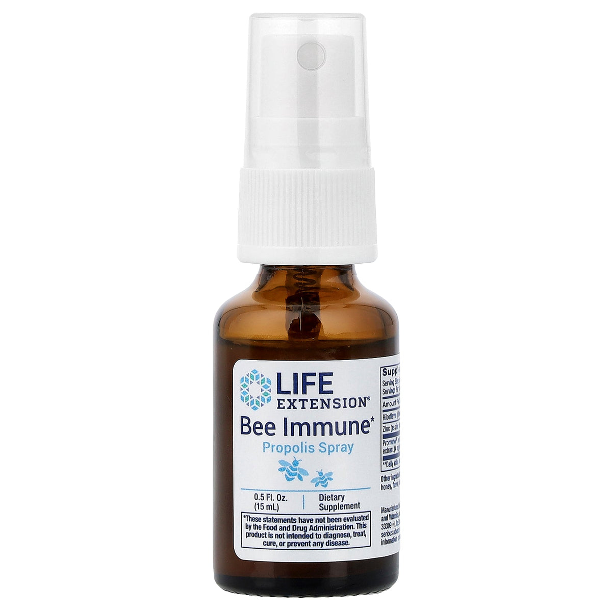 Life Extension, Bee Immune Propolis Spray, 0.5 fl oz (15 ml)