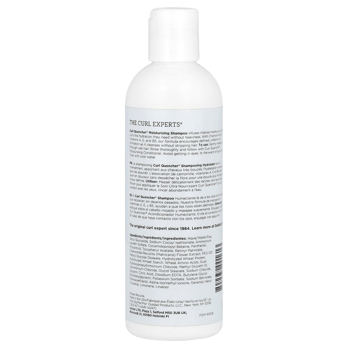 Ouidad, Curl Quencher®, Moisturizing Shampoo, Tight Curls, 8.5 fl oz (250 ml)