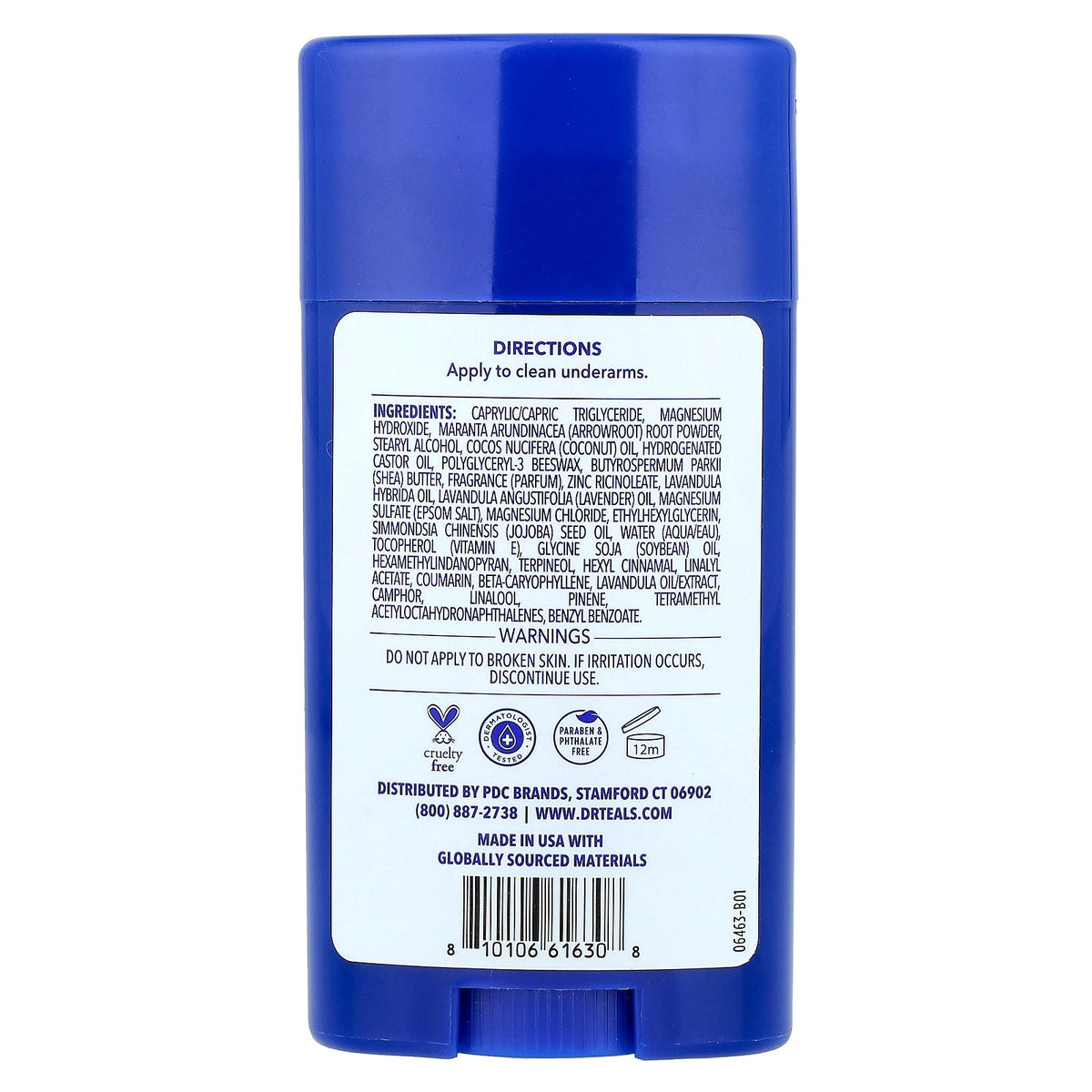 Dr. Teal's, Aluminum-Free Deodorant, Coconut Oil, 2.5 oz (71 g)