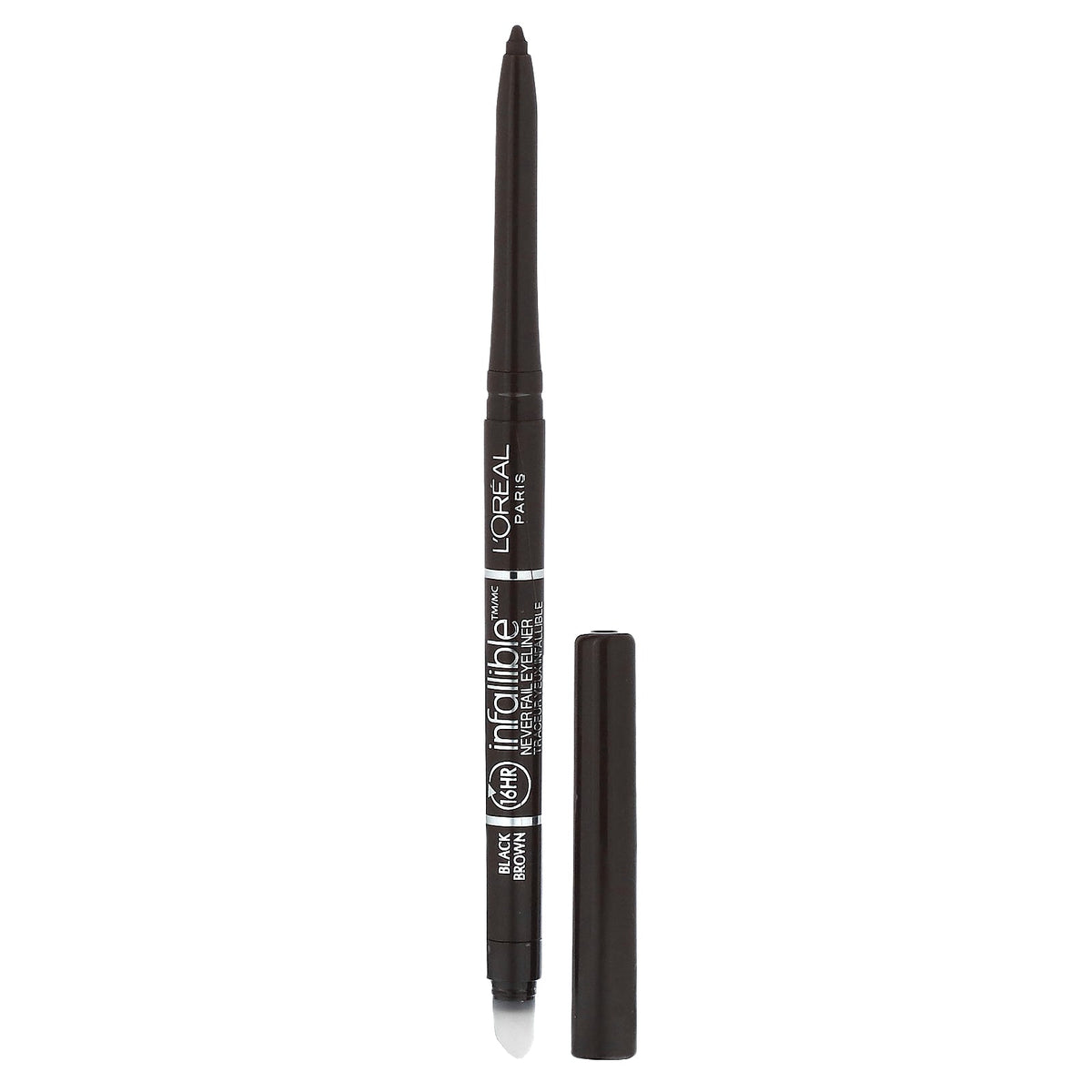L'Oréal, Infallible, Never Fail™, Mechanical Eyeliner, Original, 581 Black Brown, 0.008 oz (240 mg)