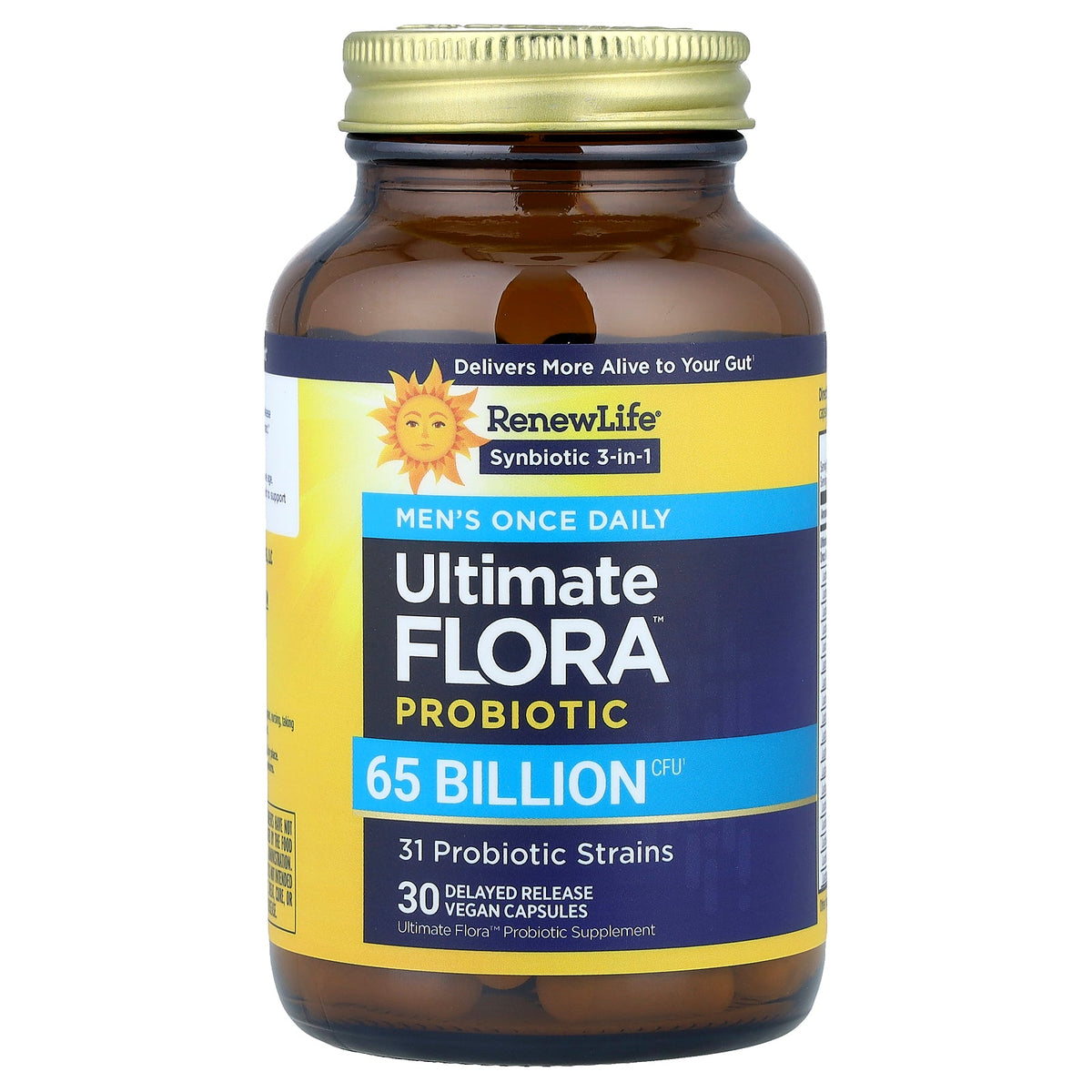 Renew Life, Ultimate Flora™, Men's Once Daily Probiotic, 30 Delayed Release Vegan Capsules