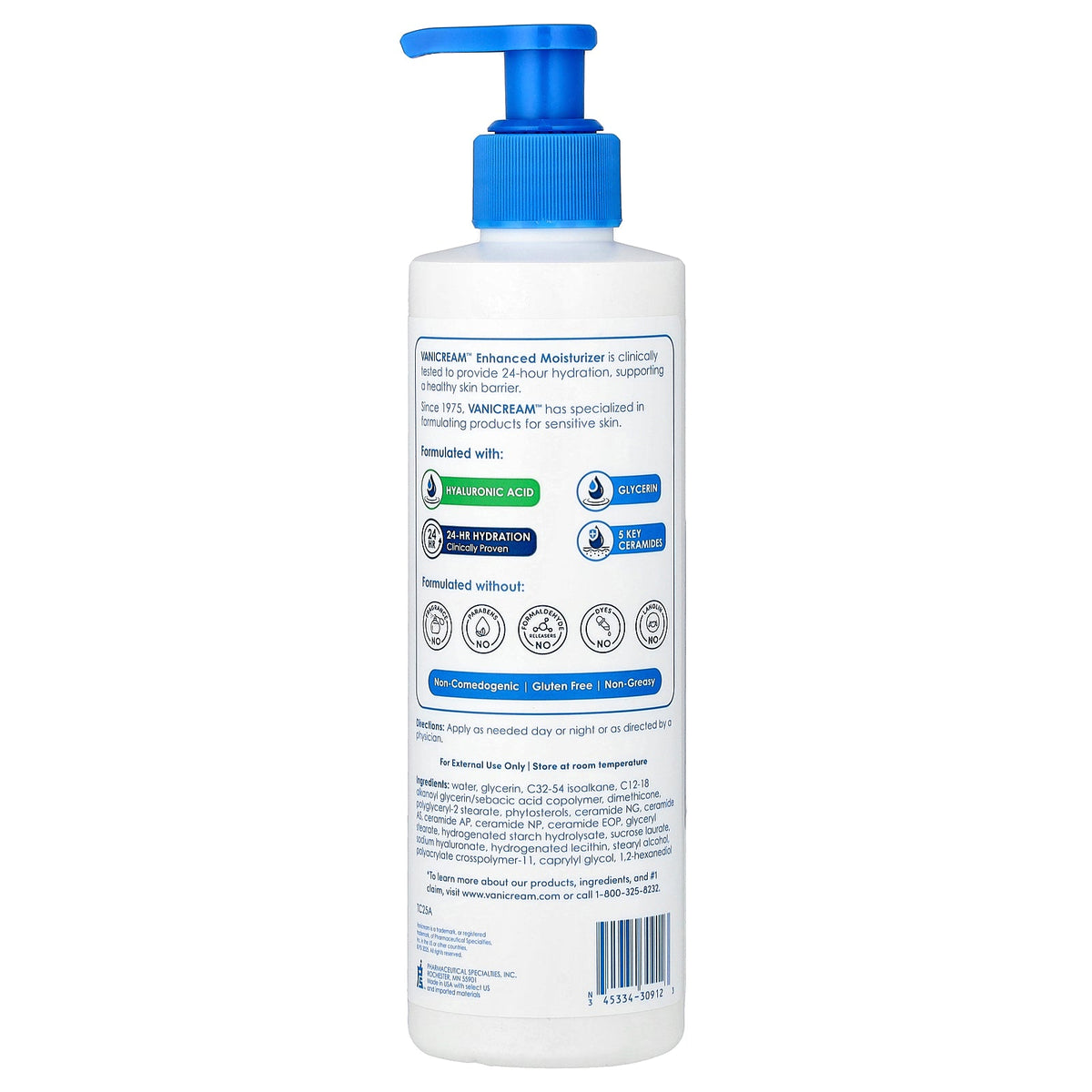 Vanicream, Enhanced Moisturizer, 12 fl oz (355 ml)