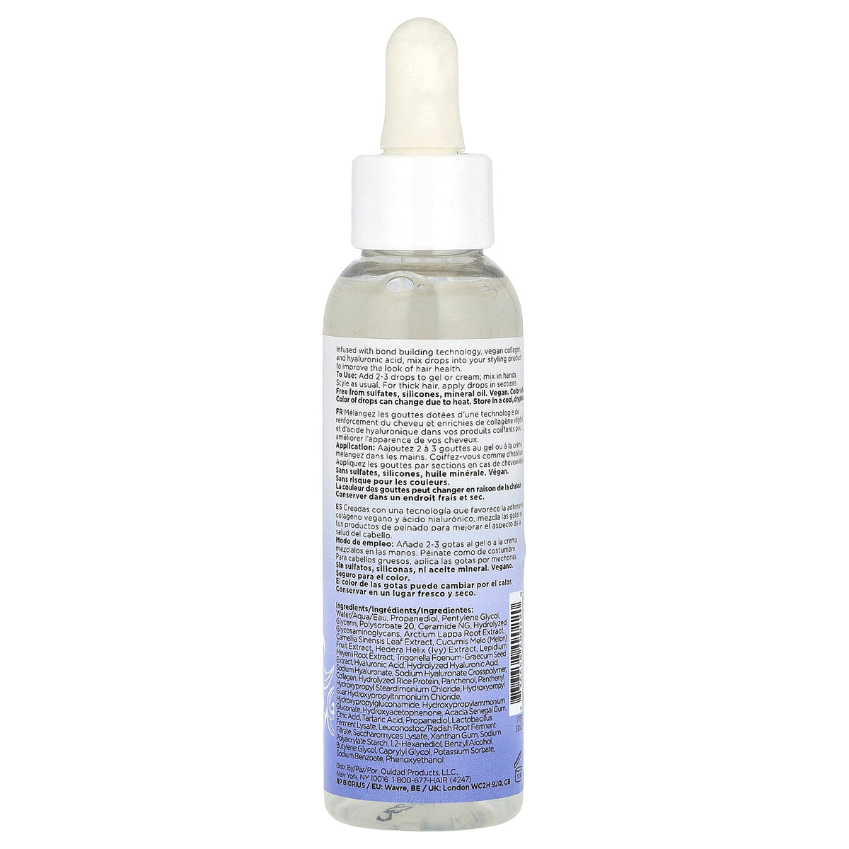 Ouidad, Unbreakable Bonds™, Mixing Drops, Fragrance Free, 2 fl oz (59 ml)