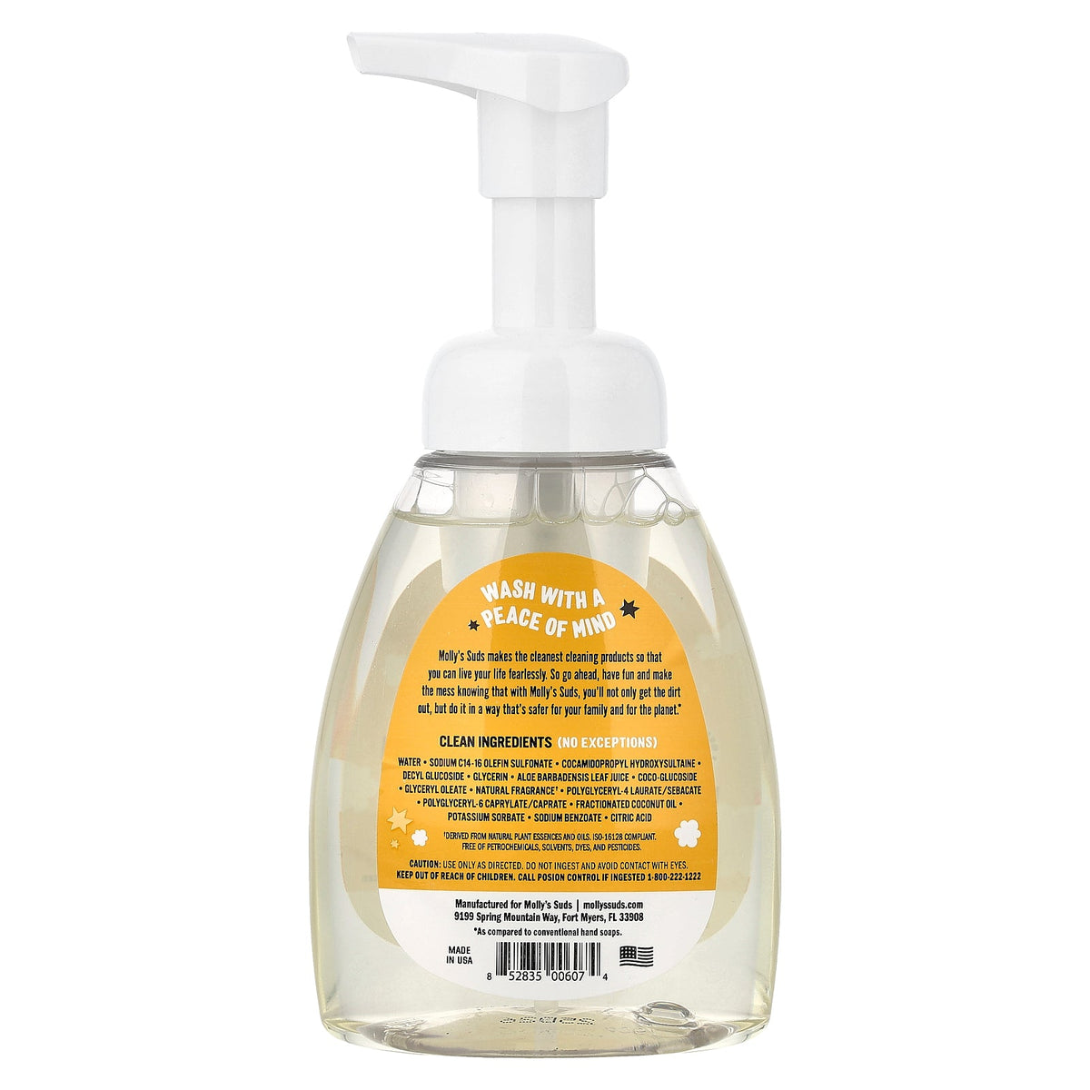 Molly's Suds, Hand Soap, Citrus Grove, 8.25 fl oz (244 ml)