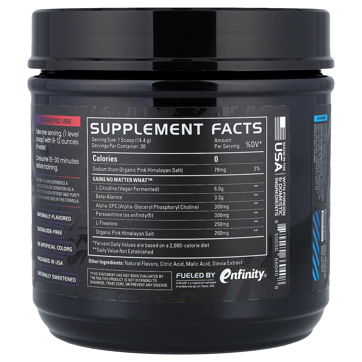 GAINS, No Matter What™, Pre-Workout, Rocket Pop, 15.24 oz (432 g)