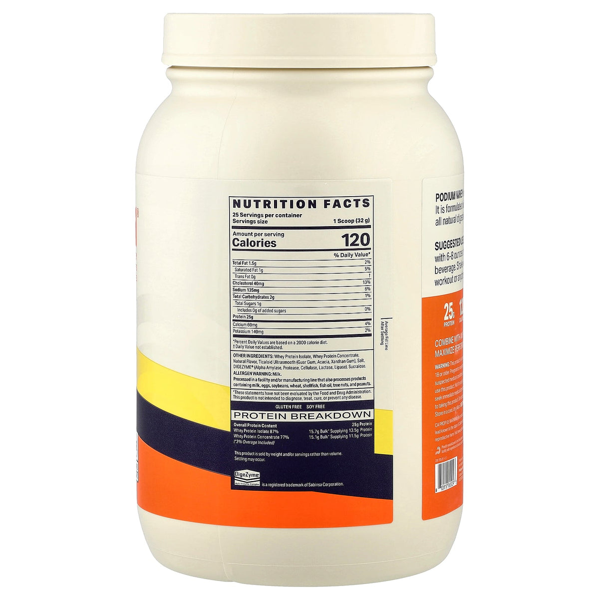 Podium Nutrition, Whey Protein Powder, Maple Butter Pancake, 1.76 lb (800 g)