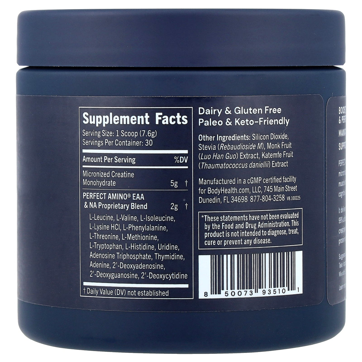 BodyHealth, Perfect Amino® Creatine, 8.04 oz (228 g)