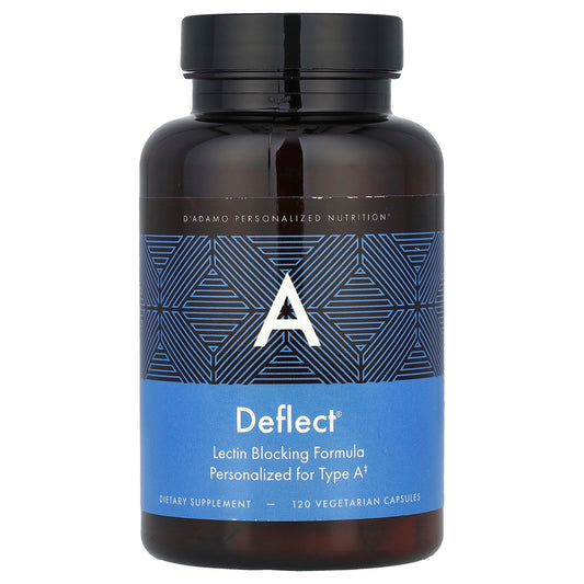 D'Adamo Personalized Nutrition, Deflect® A, Lectin Blocking Formula, 120 Vegetarian Capsules