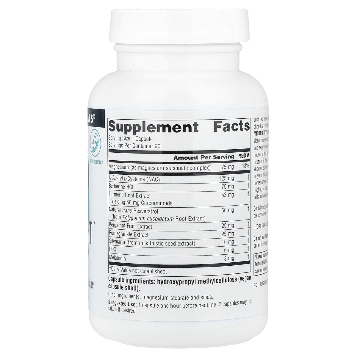 Source Naturals, MitoNight™ With Melatonin, 90 Capsules