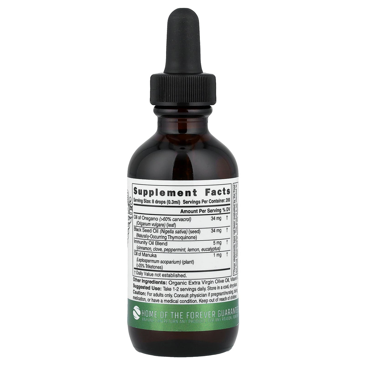 Nutri, Oil Of Oregano With Black Seed Oil, 2 fl oz (59 ml)