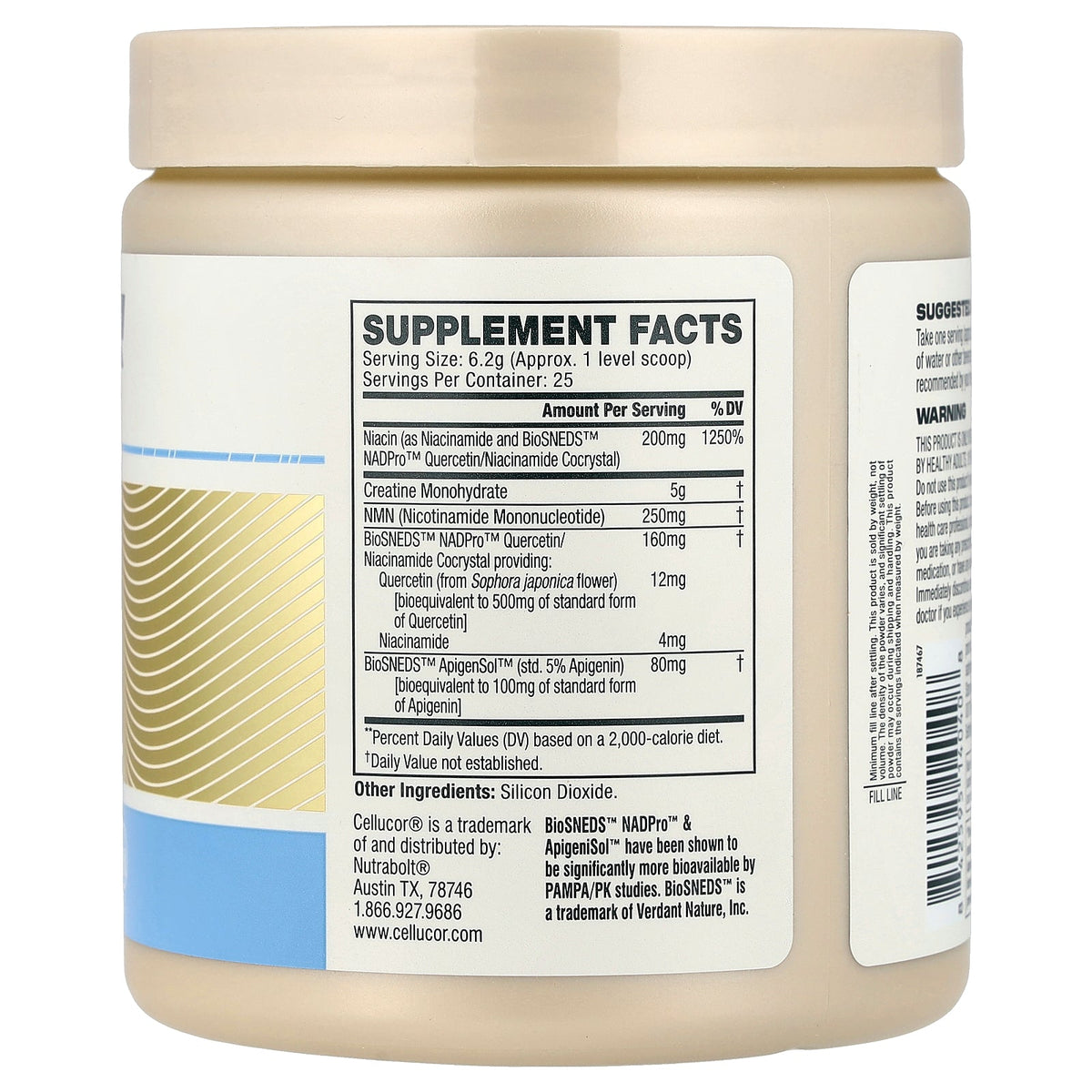 C4 / Cellucor, Longevity, Creatine + NAD+, Unflavored, 5.5 oz (155 g)